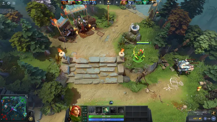 Dota 2 — иллюстрация раздела